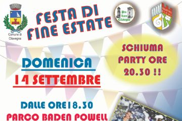 Festa di fine estate - Schiuma Party